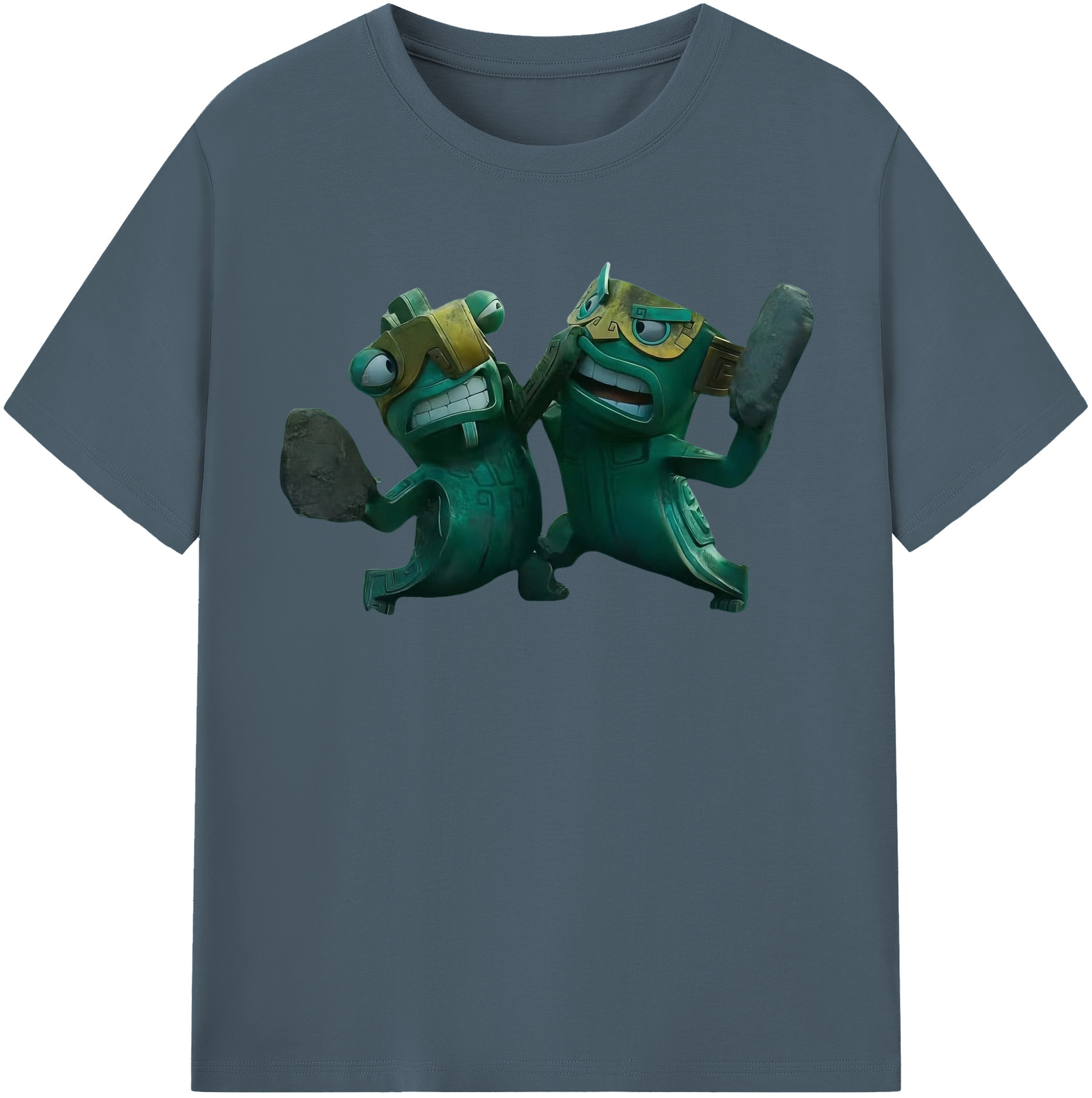 （画像用） Ne Zha 2 ナタ 魔童の大暴れ 綿100％半袖Tシャツ（フロントプリント）
